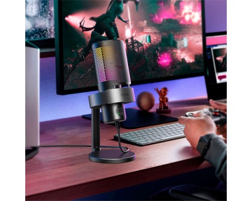 Fifine AMPLIGAME A9 RGB USB Black Gaming Microphone